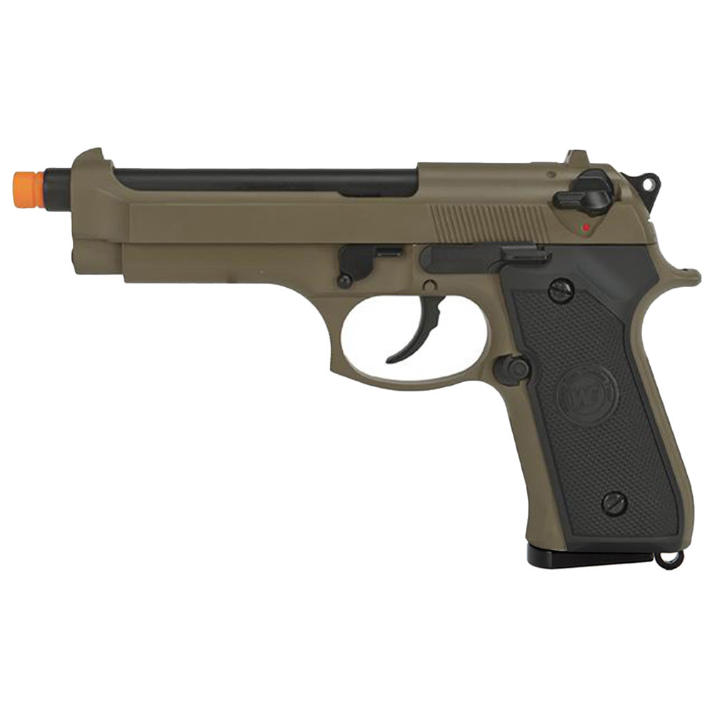 We Tech WE TECH Full Metal M9 Gas Blowback Airsoft Pistol | AirsoftNMore.com