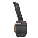 HFC 145rd  HD Drum Magazine for Gas Blowback M9 Airsoft Pistols - Black / Brown