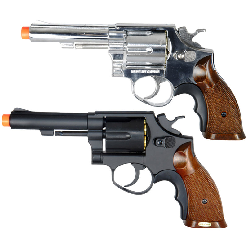 HFC 4" Gas Powered Non-Blowback Airsoft Revolver