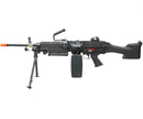 A&K Full Metal M249 MKII SAW Airsoft Machine Gun w/ Drum Magazine