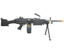 A&K Full Metal M249 MKII SAW Airsoft Machine Gun w/ Drum Magazine