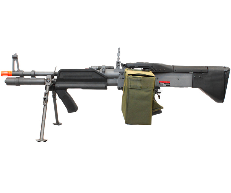 A&K Full Metal MK43 Mod 0 / M60E4 Airsoft Machine Gun AEG