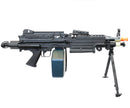 A&K Full Metal PARA M249 SAW Airsoft Machine Gun w/ Drum Magazine