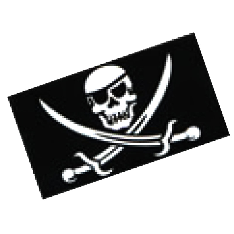 KING ARMS SEAL Team 2 Jolly Roger Pirate Skull Hook & Loop PVC Patch