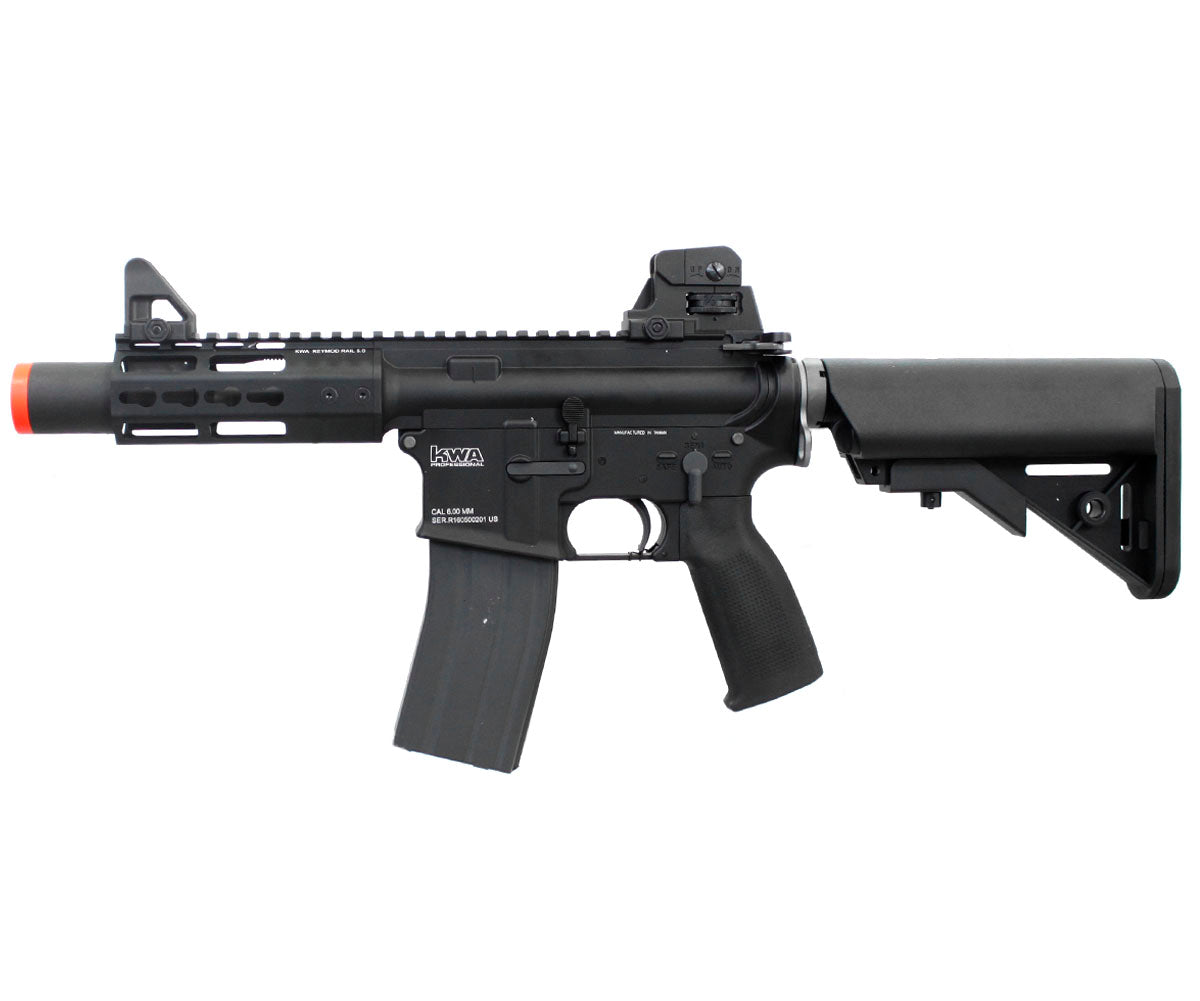 KWA Full Metal LM4 KR5 PTR KeyMod Gas Blowback Rifle GBB Airsoft Gun ...