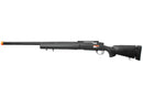 Lancer Tactical M24 Bolt Action Airsoft Sniper Rifle - Black