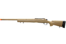 Lancer Tactical M24 Bolt Action Airsoft Sniper Rifle - Tan