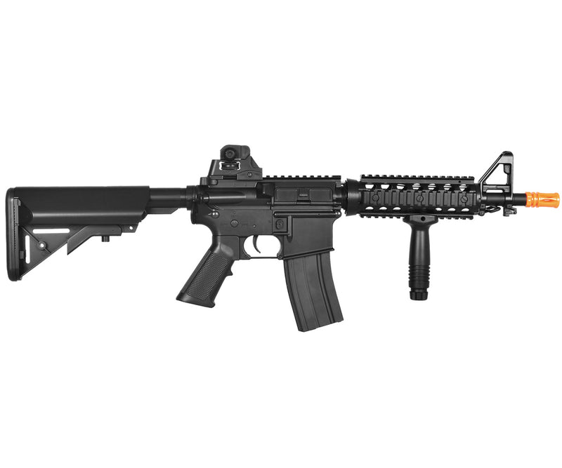 Lancer Tactical MK18 Mod 0 M4 CQB RIS Airsoft Gun AEG - Black / CQB FPS