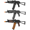 Lancer Tactical Polymer AKS-74U AEG Airsoft Rifle w/ Side Folding Stock