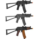 Lancer Tactical Polymer AKS-74U AEG Airsoft Rifle w/ Side Folding Stock