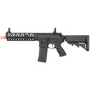 Lancer Tactical 10.5" Rapid Deployment Carbine Airsoft Gun AEG Rifle by LONEX - Black