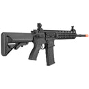Lancer Tactical 16" Rapid Deployment Carbine Airsoft Gun AEG Rifle by LONEX - Black