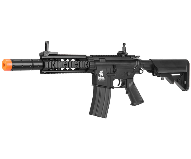 Lancer Tactical M4 CQB RIS SD Airsoft Gun AEG - Black