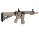 Lancer Tactical M4 Airsoft Gun AEG with 10" KeyMod Hand Guard - Tan