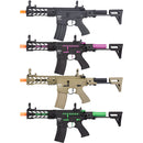 Lancer Tactical ProLine BATTLE HAWK 7" M-LOK Airsoft Rifle w/ PDW Stock