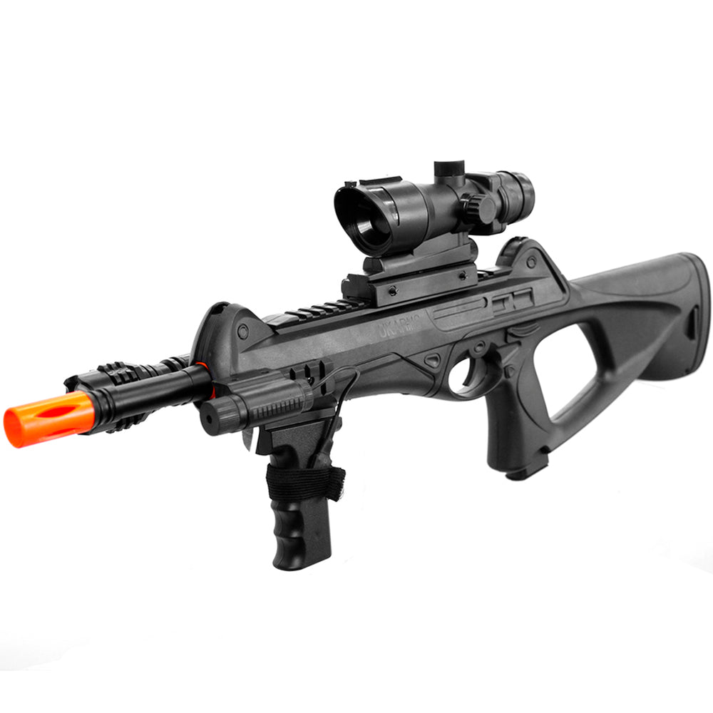 UKARMS M182B MX4 Storm Spring Rifle Airsoft Gun w/ Laser