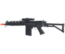 JG Full Metal FAL RIS AEG Airsoft Rifle by Lancer Tactical w/ Folding Stock