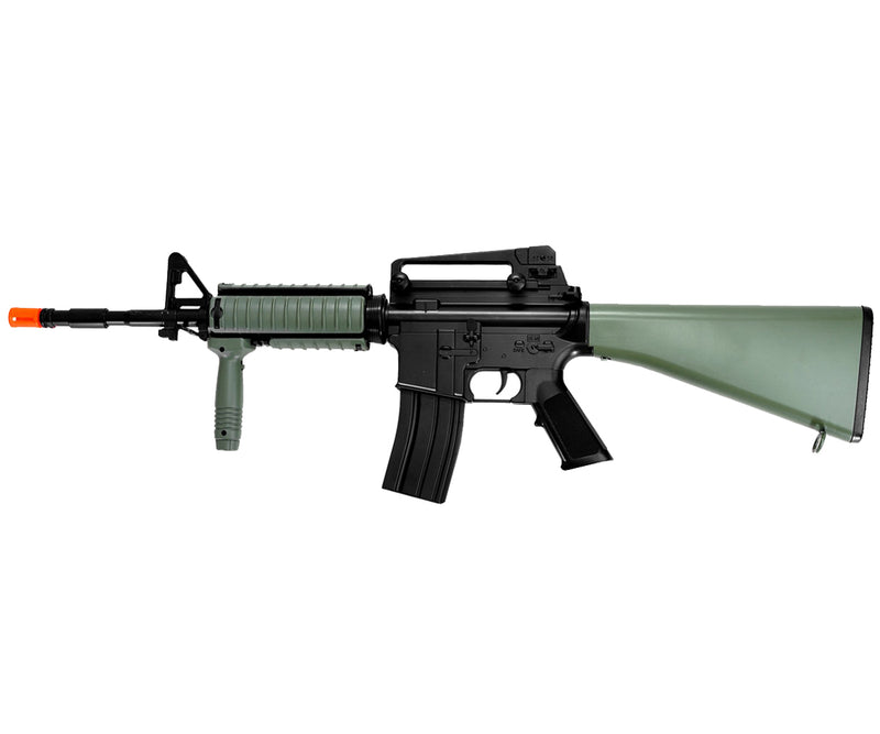 DBOYS M3081C M4A1 RIS Carbine Airsoft Gun Assault Rifle AEG - OD Green