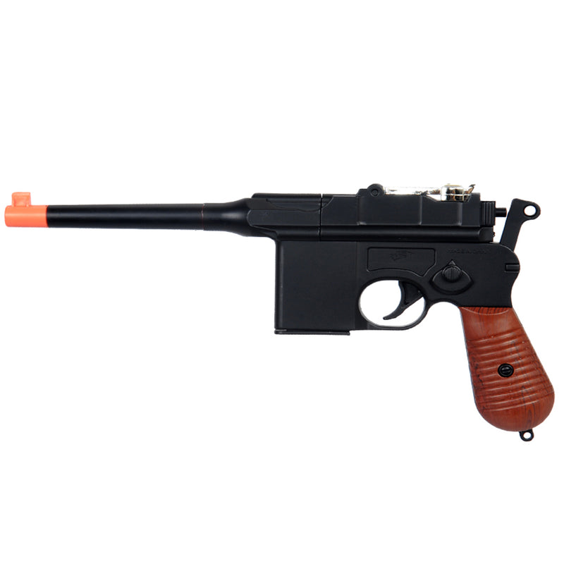 Double Eagle M32 Mauser C96 Spring Powered Airsoft Pistol