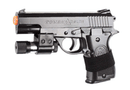 CYMA Combat Delta Pistol with Red Dot Laser Spring Airsoft Gun Black