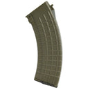 MAG 100 Round AK47 Airsoft AEG Mid-Cap Waffle Magazine - OD Green