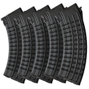MAG 100 Round AK47 Mid-Cap Waffle Magazine - Set of 5 Black
