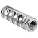 Madbull PWS DNTC Type 2 308 Compensator Flash Hider 14mm CCW - Silver