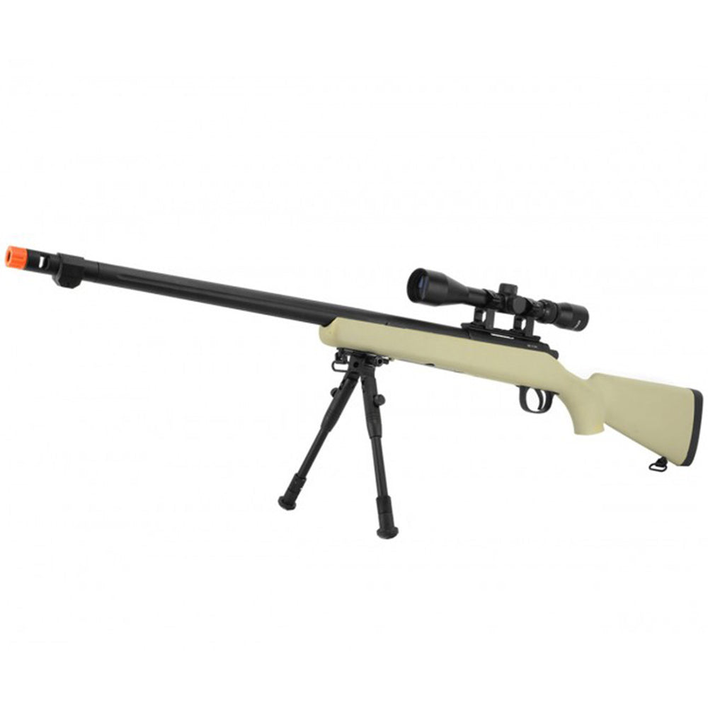 WELL MB07 VSR-10 Bolt Action Airsoft Sniper Rifle w/ Fluted Barrel