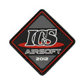 ICS Airsoft 2012 Rubber PVC Velcro Patch