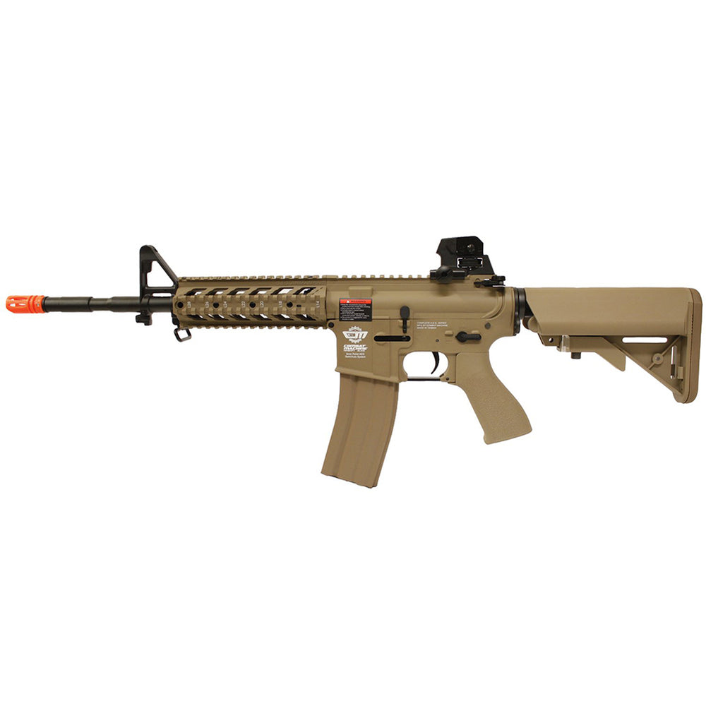 G&G Combat Machine CM16 Raider-L RIS AEG Airsoft Rifle | AirsoftNMore.com