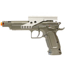 KWC Full Metal Tanfoglio Gold Custom Co2 GBB Airsoft Race Pistol