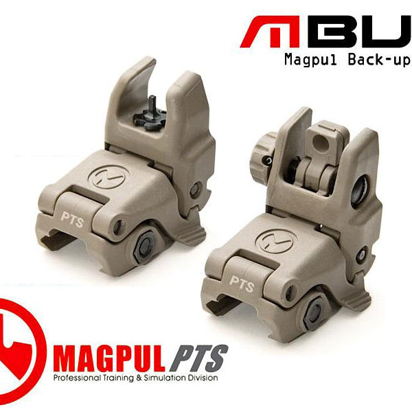 Magpul PTS - MBUS - Flip Up Rear Sight - Flat Dark Earth