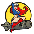 Mil-Spec Monkey Pin Up Girl Hook & Loop Embroidered Patch