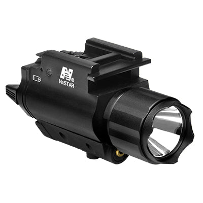 NcSTAR 200 Lumen Pistol LED Flashlight & Laser Sight w/ QR Mount