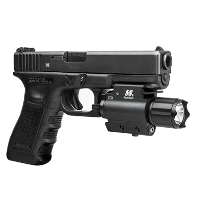 NcSTAR 200 Lumen Pistol LED Flashlight & Laser Sight w/ QR Mount