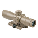 NcSTAR Gen 2 Mark III 4x32 Blue & Green Mil-Dot Rifle Scope - Tan