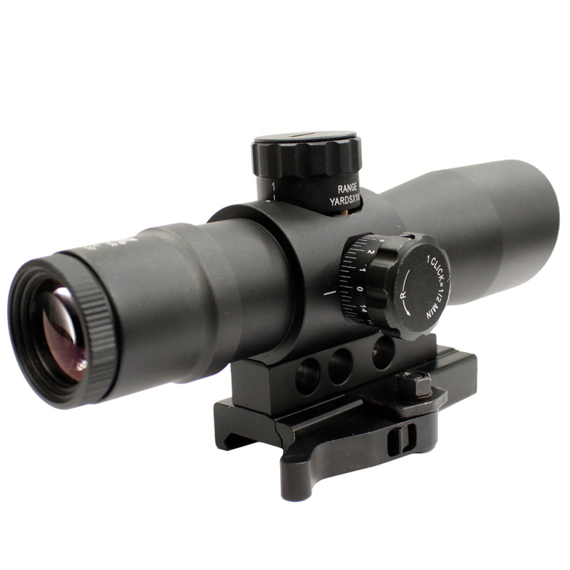 NcSTAR Gen 2 Mark III 4x32 Compact P4 Sniper Scope with QD Mount