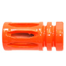 Echo 1 Full Metal 14mm CCW Orange Flash Hider for M4 Airsoft Guns