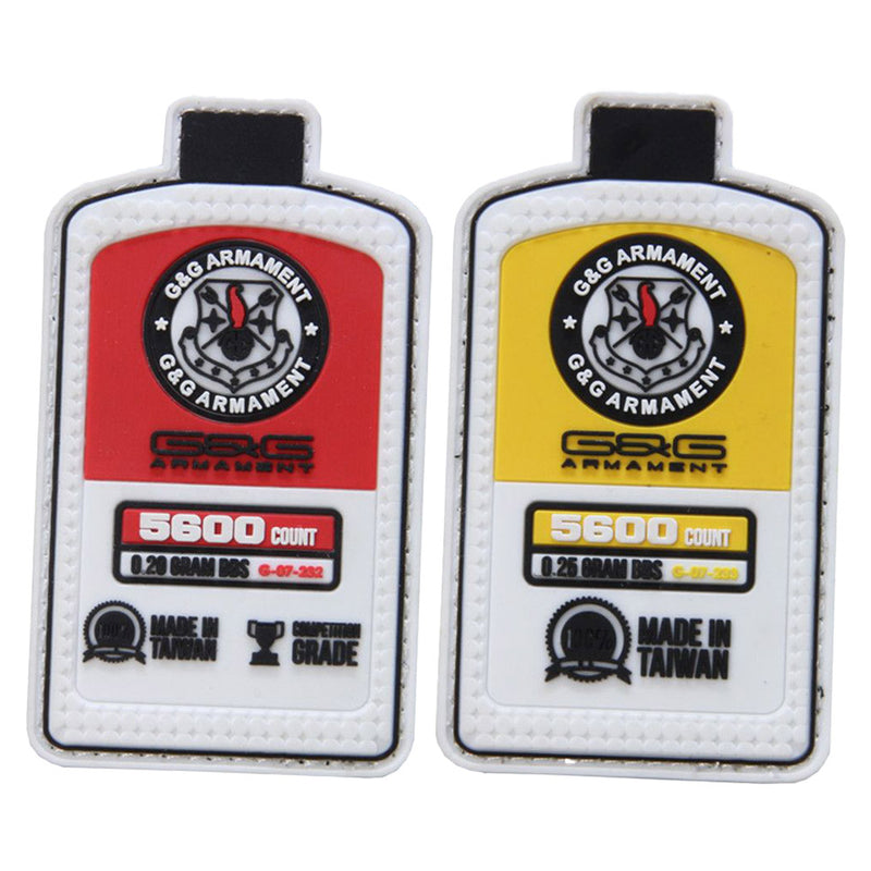 G&G Bottle of BBs Hook & Loop Tactical Airsoft PVC Morale Patch