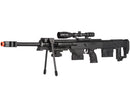 UKARMS P1050 Spring Airsoft Sniper w/ Scope, Flashlight, Laser & Pistol