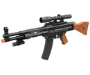 UKARMS P1056 WWII MP44 Spring Airsoft Gun w/ Scope, Light & Laser