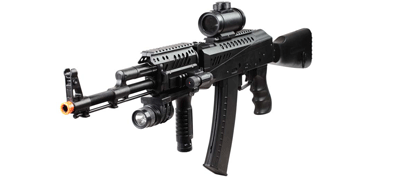 CYMA P1094 Spring Powered Tactical AK47 RIS Airsoft Gun Assault Rifle