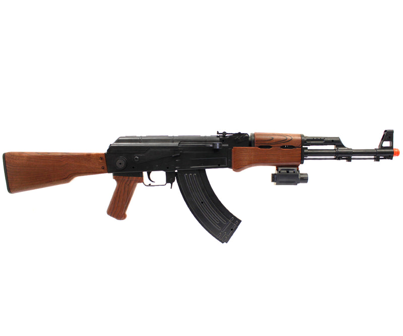 UKARMS P1147 Spring Powered AK47 Airsoft Rifle w/ Laser Sight