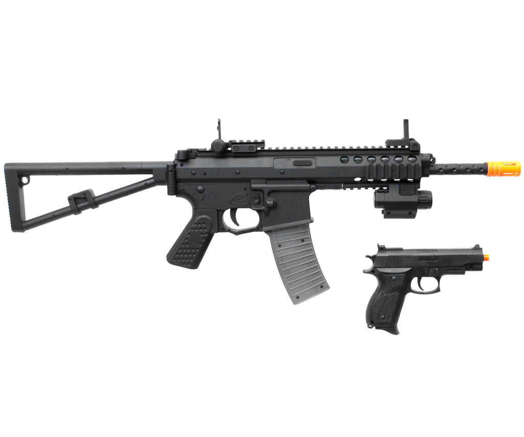 Pdw Spring UKARMS P1188 PDW Spring Powered Airsoft Gun w/ Spring Pistol ...