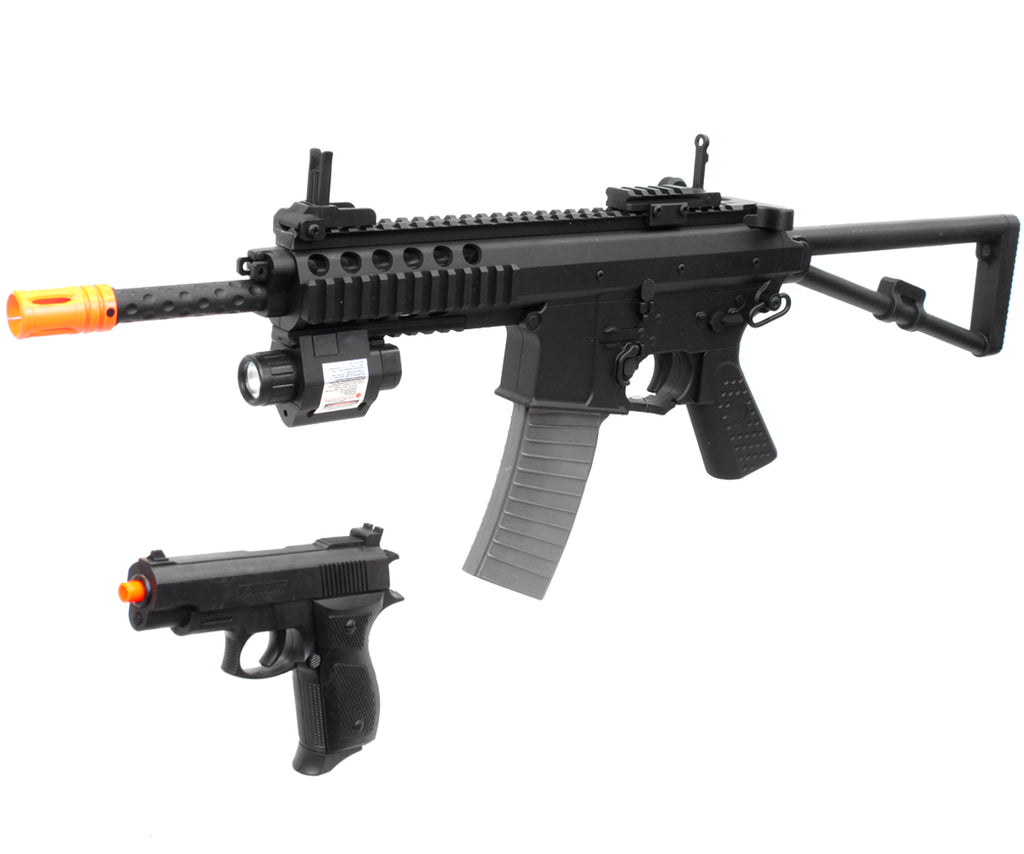 Pdw Spring UKARMS P1188 PDW Spring Powered Airsoft Gun w/ Spring Pistol ...