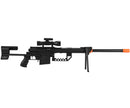 UKARMS P1200 M200 Bolt Action Airsoft Sniper Rifle w/ Scope, Bipod & Laser