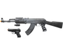 UKARMS Tactical AK47 RIS Spring Powered Airsoft Gun w/ Spring Pistol