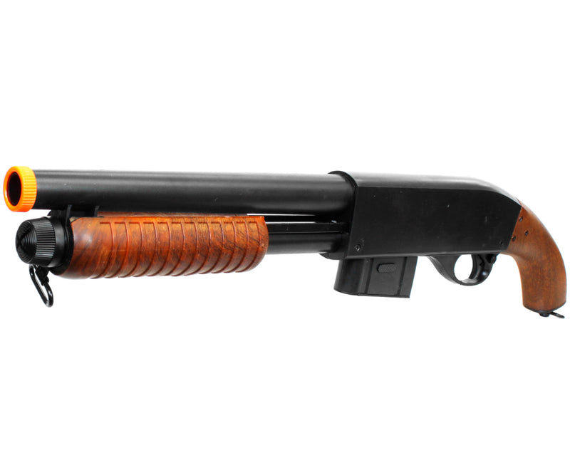 UKARMS Sawed-Off Pistol Grip Spring Airsoft Shotgun - Fake Wood