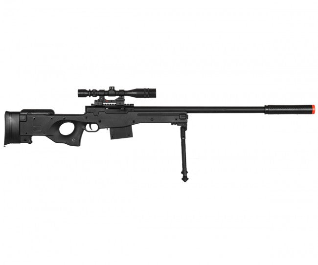 thumbnail image 2 of UKARMS P1200 M200 Bolt Action Airsoft Sniper Rifle Kit W/ Scope, Bipod & Laser – 3/4 Scale 2 of 6