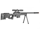 UKARMS L96 Bolt Action Airsoft Sniper Rifle w/ Scope, Bipod & Laser